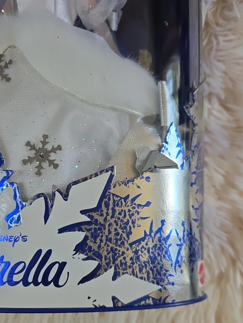 NEW Disney Barbie Cinderella Holiday Princess Doll - White & Silver